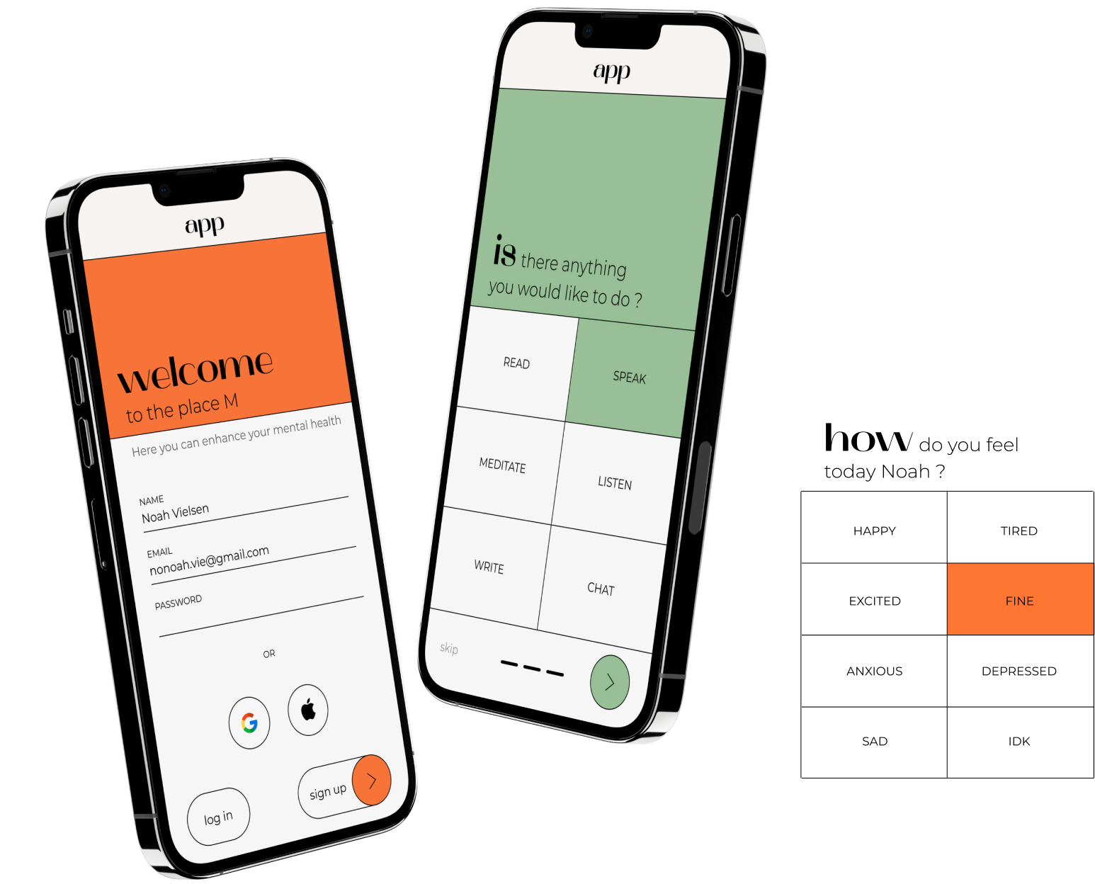 Telehealth app screen: browse and match with a licensed therapist by specialty