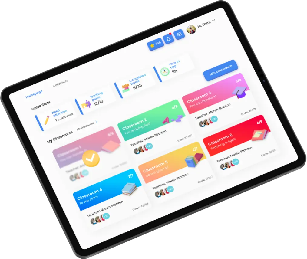 US K-12 educational literacy app