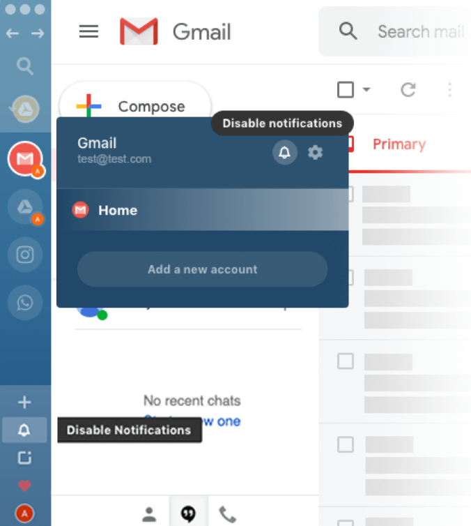Station focus mode notification settings