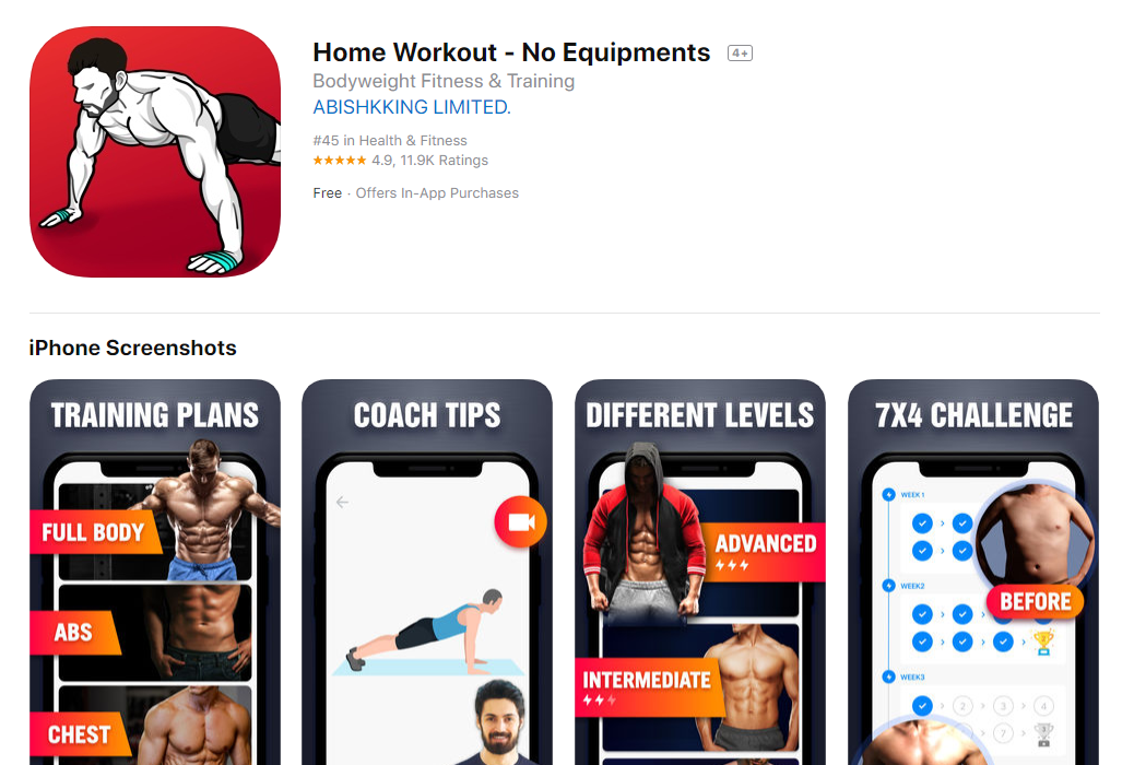 33 HQ Pictures Free Home Workout Apps No Subscription - How many times a week should you exercise, how long should ...