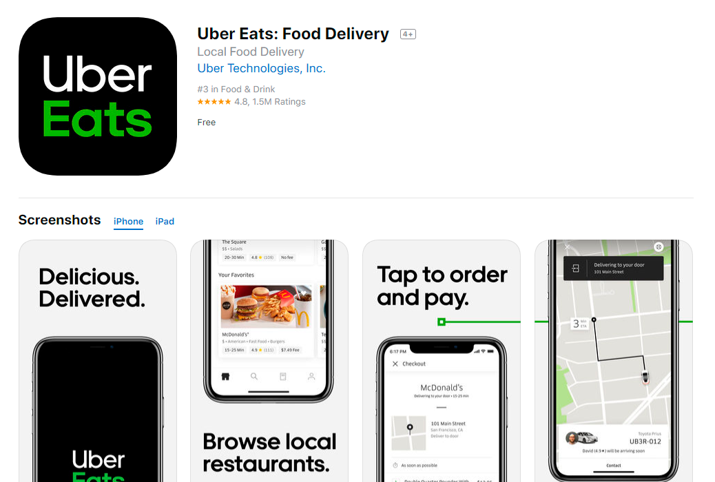 Top 10 Food Delivery Apps