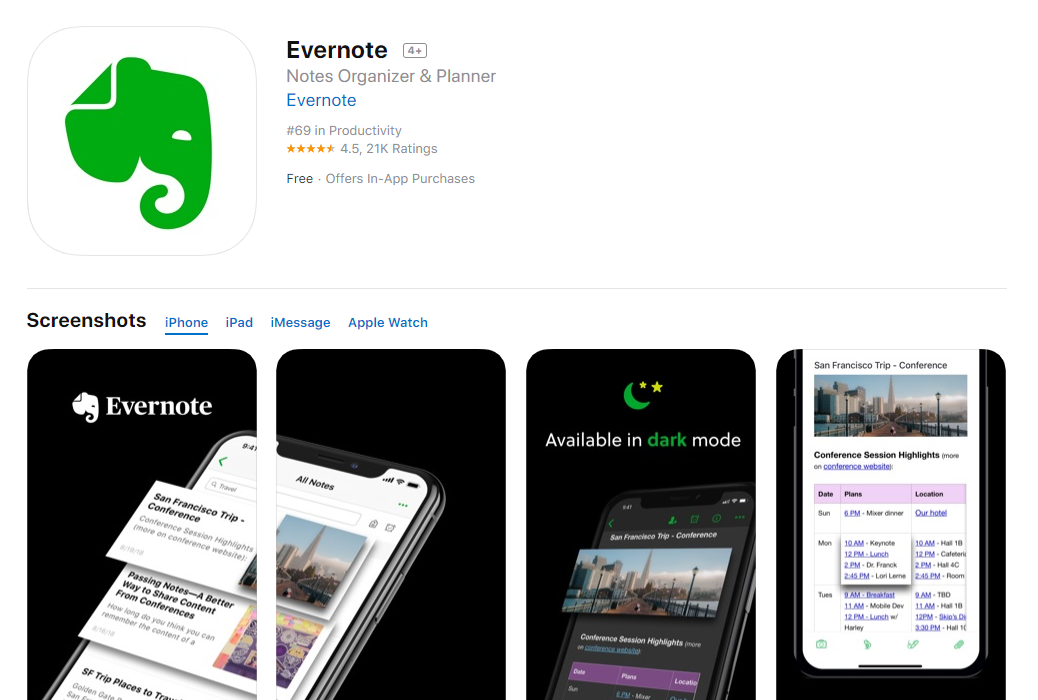 benefits of evernote premium