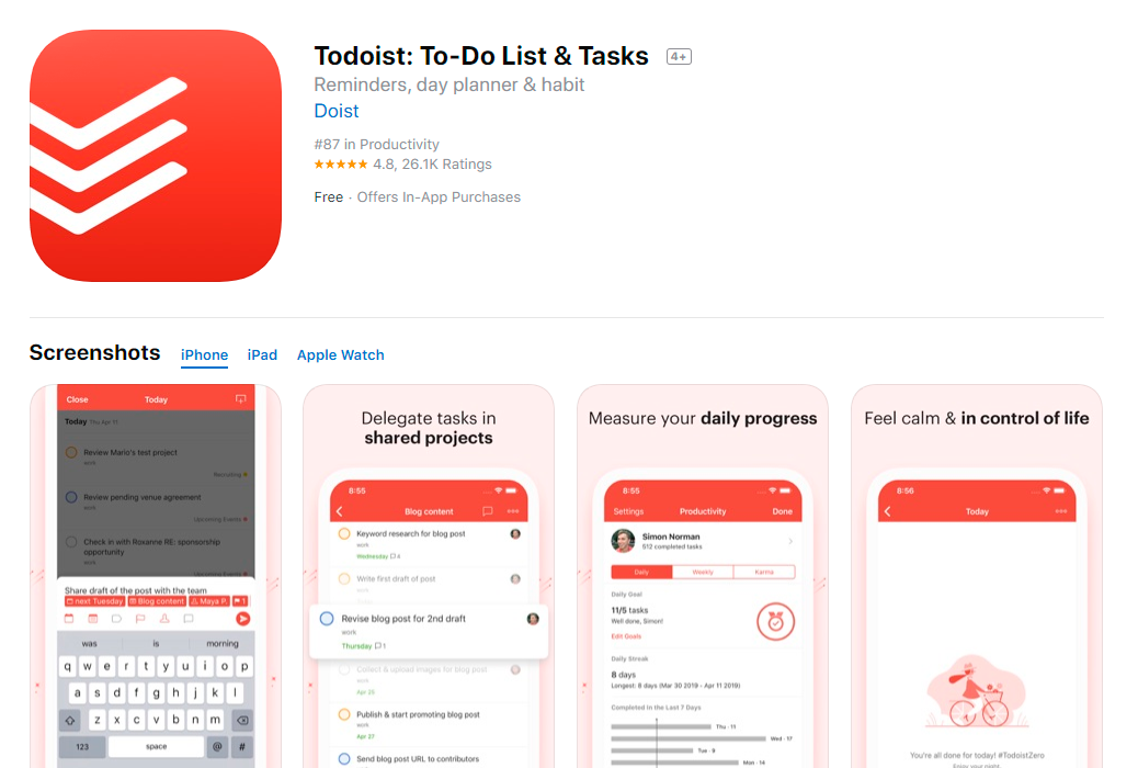 be focused pro todoist