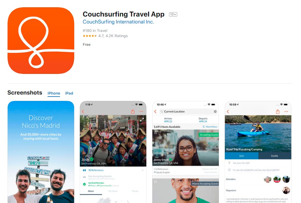 Couchsurfing_Travel_App