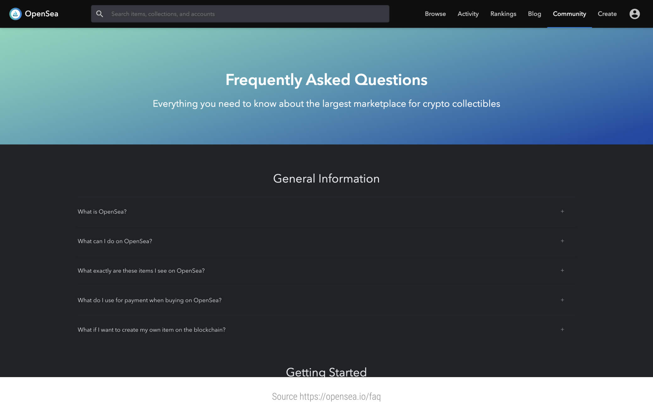 NFT-FAQ-of-Open-Sea-Marketplace